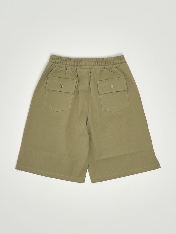 2. Short en coton pour garçon Vert kaki Dolce e Gabbana l44q12fr521