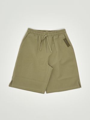 1. Short en coton pour garçon Vert kaki