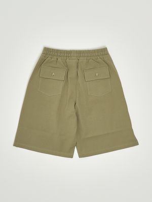 2. Short en coton pour garçon Vert kaki