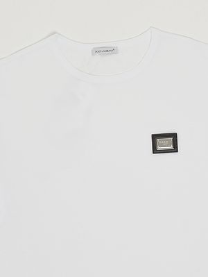 3. T-shirt garçon en coton Blanc