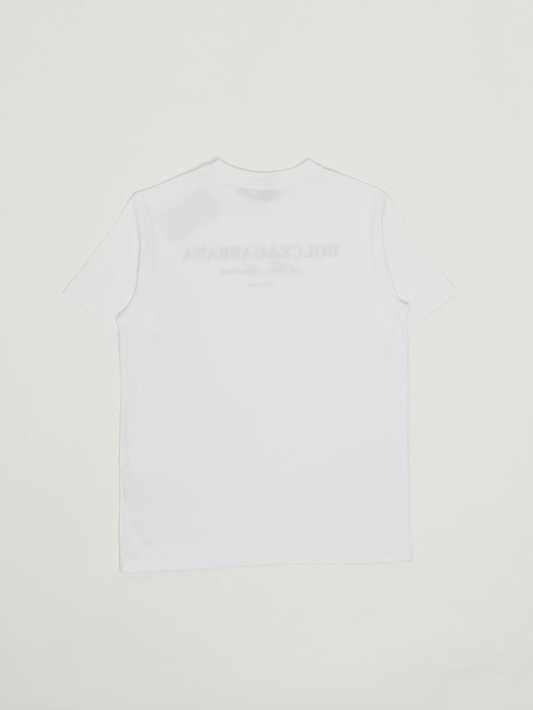 2. T-shirt enfant en coton Blanc Dolce e Gabbana l4jthug7p1y