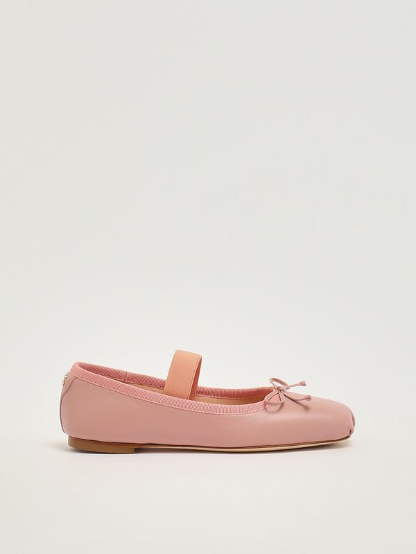 1. Bailarina para niña de piel Rosa Dolce e Gabbana d11395ax626