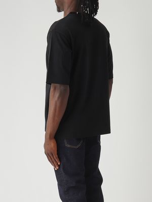 4. Men's cotton jersey T-shirt Black