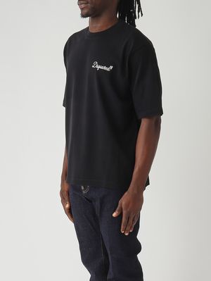 3. Men's cotton jersey T-shirt Black