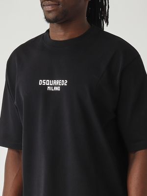 5. Camiseta de hombre de punto de algodón Negro