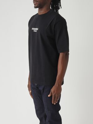 3. Camiseta de hombre de punto de algodón Negro
