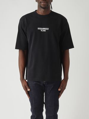 1. Camiseta de hombre de punto de algodón Negro