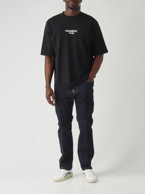 2. Camiseta de hombre de punto de algodón Negro