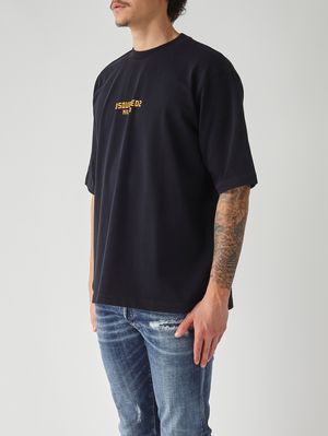 3. T-shirt homme en jersey de coton bleu marine