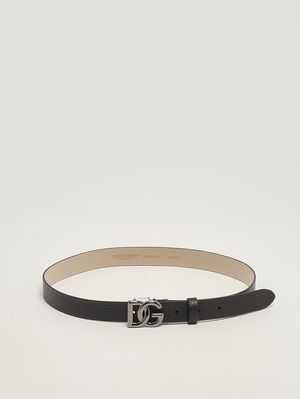 1. Ledergürtel für Mädchen Schwarz