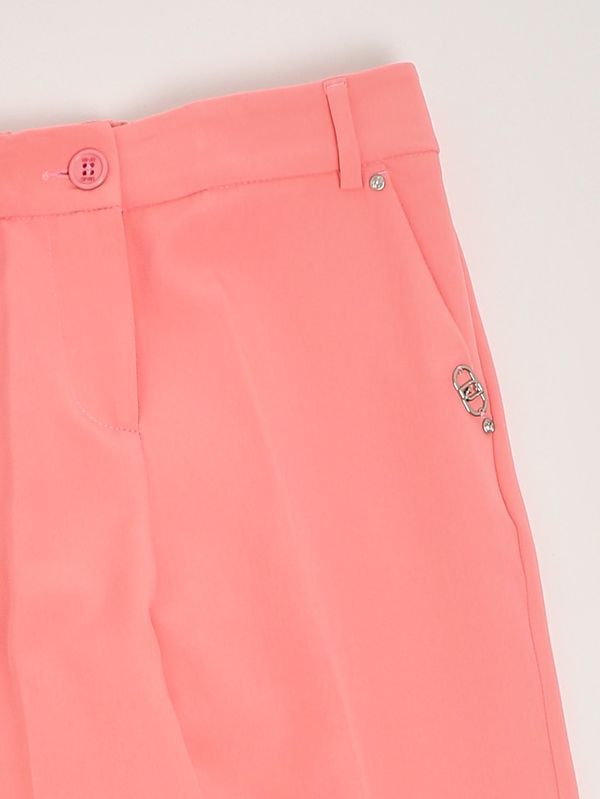 3. Pantalone bambina in crepe Corallo Liu Jo ga6015t7896