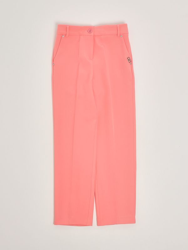 1. Pantalone bambina in crepe Corallo Liu Jo ga6015t7896