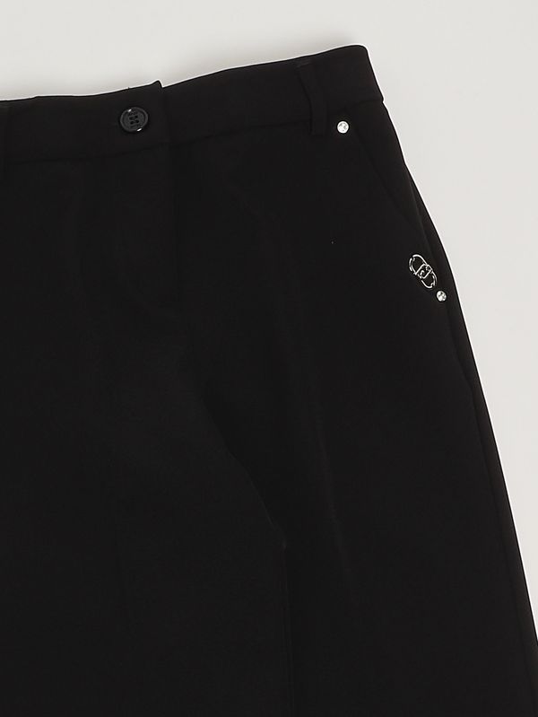 3. Pantalone bambina in crepe Nero Liu Jo ga6015t7896