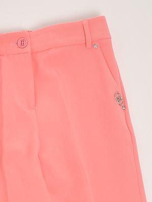 3. Pantalone bambina in crepe Corallo