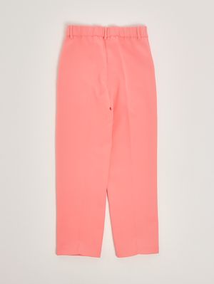 2. Pantalone bambina in crepe Corallo