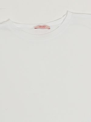 3. Camiseta de algodón para niña Blanco
