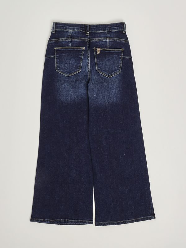 2. Vaqueros para niña en mezcla de algodón elástico Azul denim Liu Jo ga6079d5051