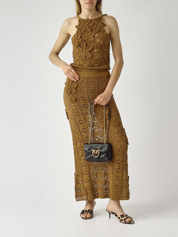 4. Top femme au crochet Bronze Pinko 106863a3b8