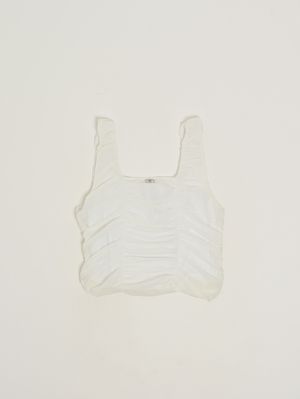 3. Top de tul para niña Blanco