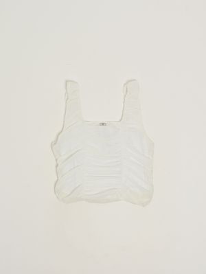 1. Top de tul para niña Blanco