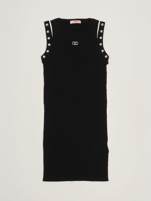 1. Strickkleid für Mädchen Schwarz Liu Jo ga6108ma74r