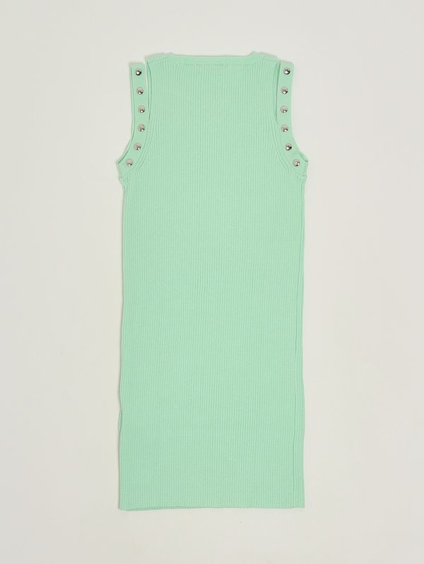 2. Abito bambina in maglia Verde Liu Jo ga6108ma74r