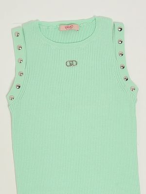 3. Abito bambina in maglia Verde
