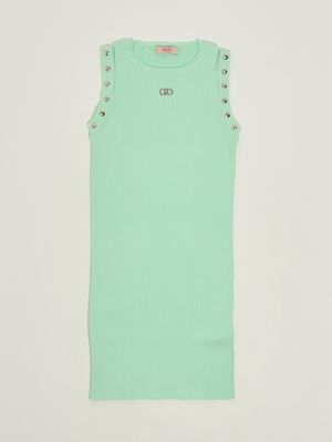 1. Abito bambina in maglia Verde