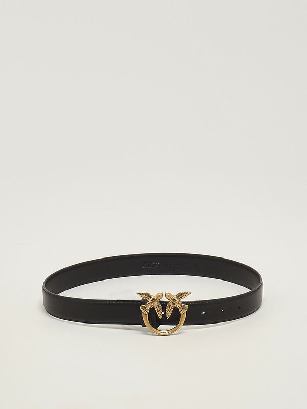 1. Women's Love Berry leather belt Black Pinko 100125a0f1