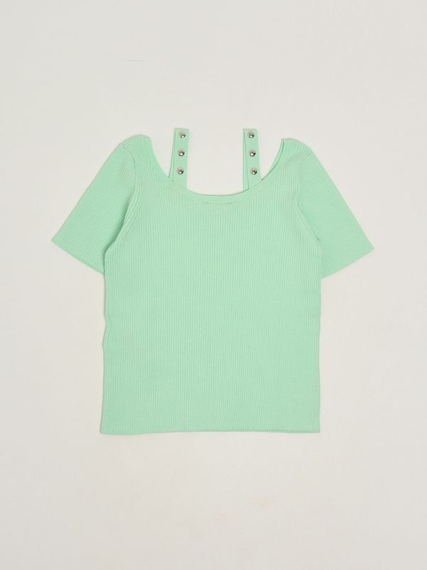 2. Strick-T-Shirt für Mädchen Grün Liu Jo ga6109ma74r