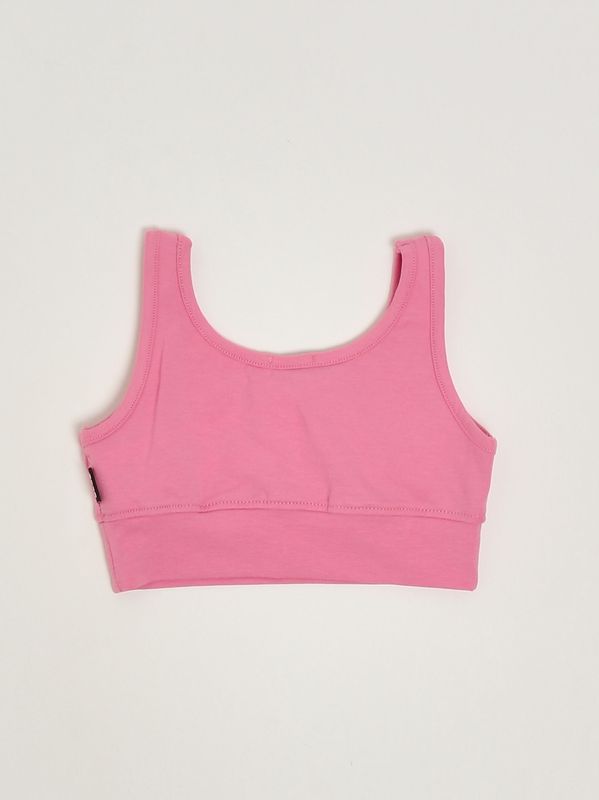 2. Mädchen-Top aus Stretch-Baumwolle Rosa-Grün GCDS c1gkqg544j336