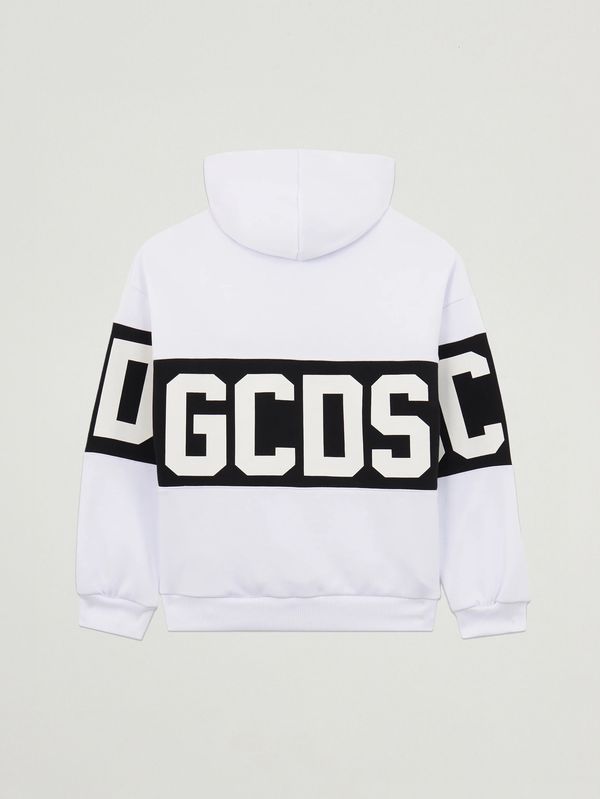 2. Sudadera para niño de mezcla de algodón Blanco y Negro GCDS z0ujqe583f004