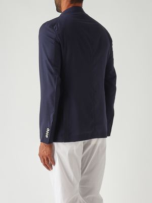 4. Blazer uomo Montecarlo in lana e seta Blu