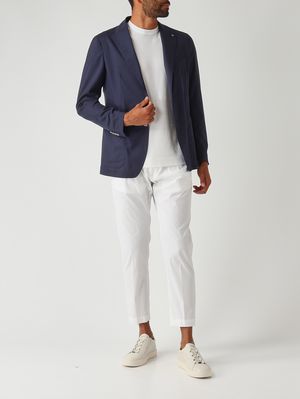 2. Blazer uomo Montecarlo in lana e seta Blu
