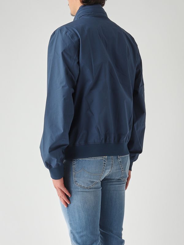 4. Giacca uomo Arsene Stretch Dot in tessuto tecnico stretch Blu Indigo K-Way k3157bw