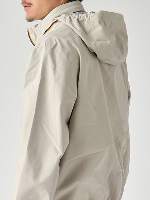 5. Herrenjacke Arsene Stretch Dot aus technischem Stretchgewebe Beige