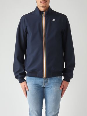 1. Chaqueta de hombre Arsene Bonded en tejido técnico de 3 capas Azul marino