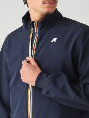 5. Chaqueta de hombre Arsene Bonded en tejido técnico de 3 capas Azul marino