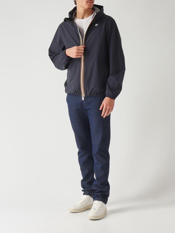2. Herrenjacke Jack Stretch Dot aus elastischem Funktionsgewebe Marineblau K-Way k5127qw