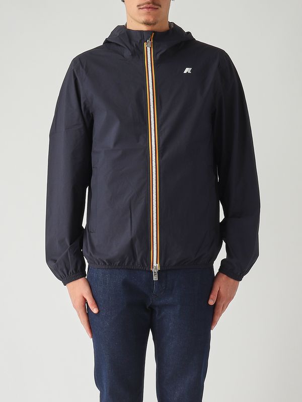 Giacca uomo Jack Stretch Dot in tessuto tecnico elasticizzato Navy K-Way