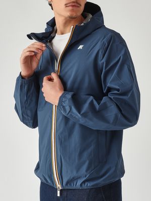 5. Chaqueta de hombre Jack Stretch Dot en tejido técnico elástico Azul índigo
