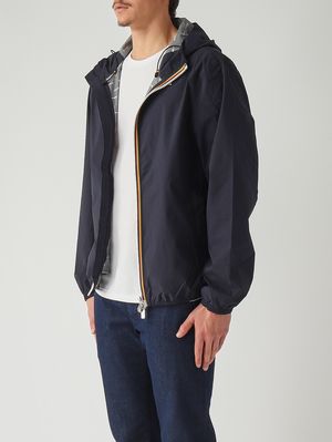 3. Herrenjacke Jack Stretch Dot aus elastischem Funktionsgewebe Marineblau