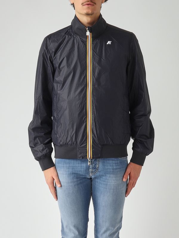 2. Veste homme Arsene Plus.2  en tissu technique imperméable Bleu Indigo-Marine K-Way k6123pw