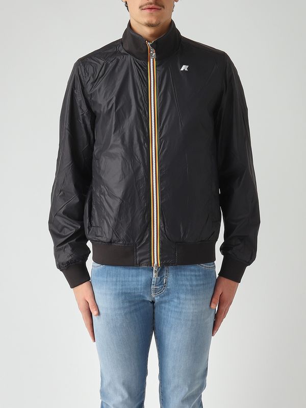 2. Veste homme Arsene Plus.2  en tissu technique imperméable Musc-Noir K-Way k6123pw