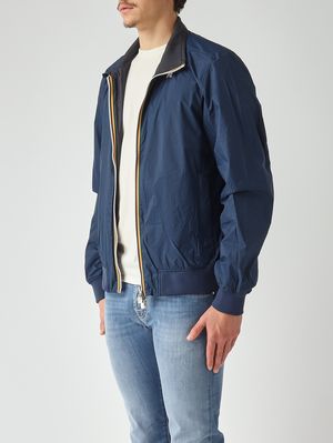 4. Veste homme Arsene Plus.2  en tissu technique imperméable Bleu Indigo-Marine