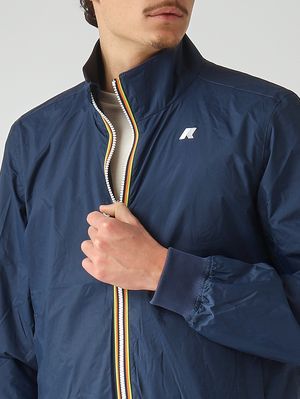 6. Veste homme Arsene Plus.2  en tissu technique imperméable Bleu Indigo-Marine