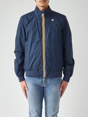 1. Veste homme Arsene Plus.2  en tissu technique imperméable Bleu Indigo-Marine