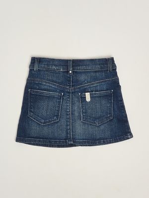 2. Mädchen-Jeansrock Blauer Denim