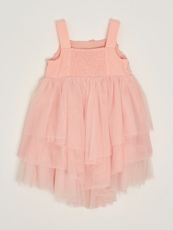 2. Mädchenkleid aus Tüll Rosa Twinset 261gb2104