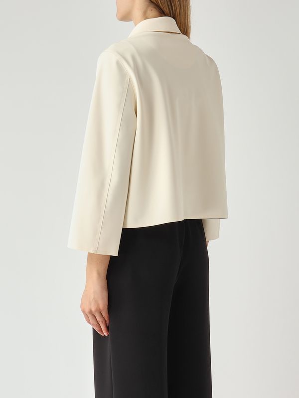 4. Damenjacke aus Stretch-Jersey Elfenbein Herno ga000326d13455s